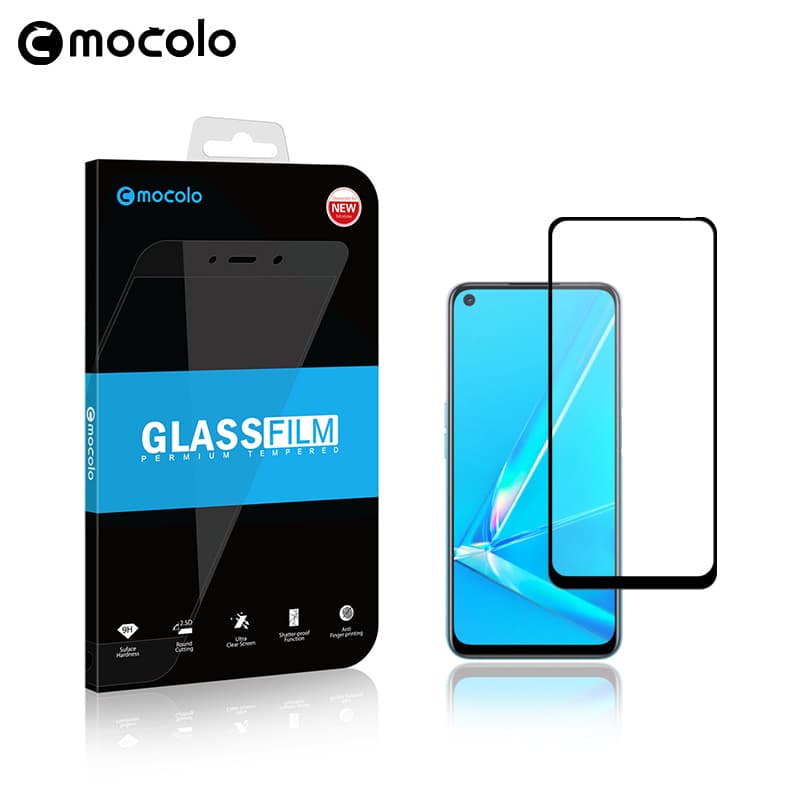 Mocolo 2.5D Full Glue Protective Glass for OPPO A92 2