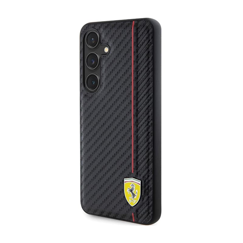 Ferrari Carbon Printed Line - Case for Samsung Galaxy S24 (black) 2