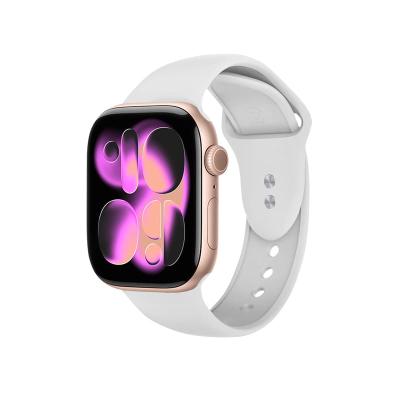Crong Liquid - Apple Watch Band 44/45/46/49 mm (White) 8