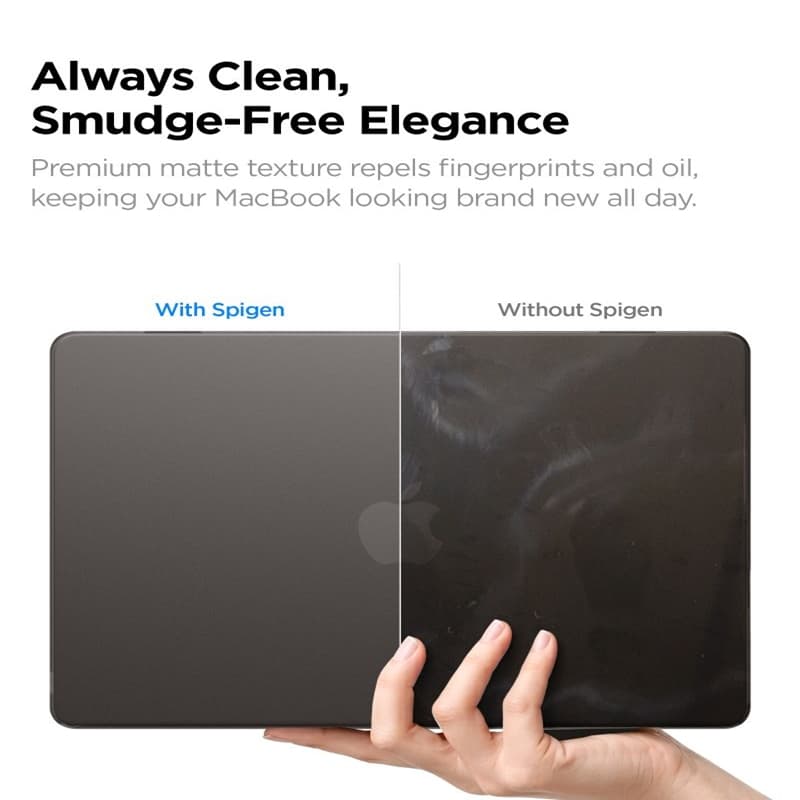 Spigen AirSkin - MacBook Air Case 13.6" (M5/M4/M3/M2/2026-2022) (Frost Black) 8