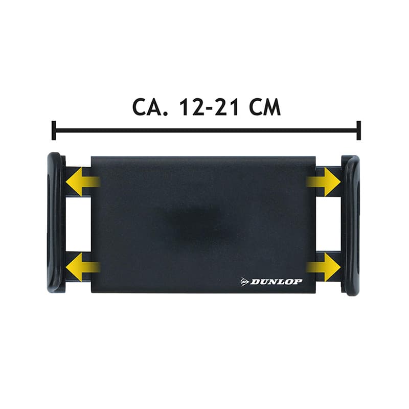 Dunlop - Car headrest holder for smartphone / tablet 12-21 cm 4