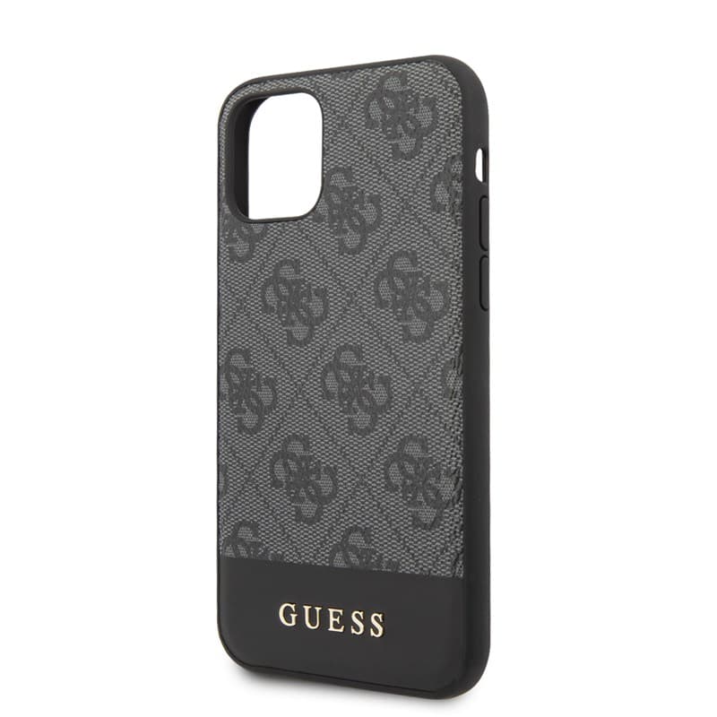 Guess 4G Bottom Stripe Collection - iPhone 11 Case (Gray) 3