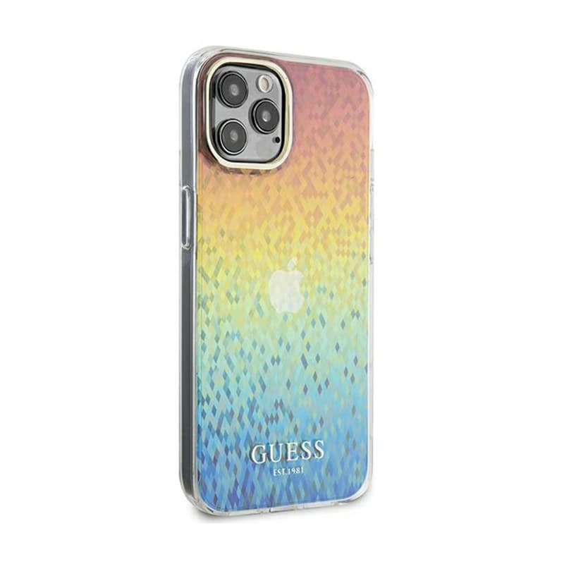 Guess IML Faceted Mirror Disco Iridescent - Case for iPhone 13 Pro (Iridescent) 4