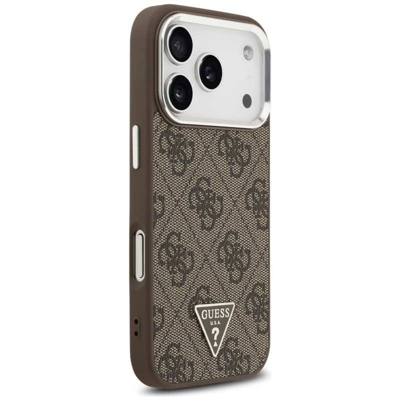 Guess 4G Triangle Logo MagSafe - Case iPhone 17 Pro (brown) 4