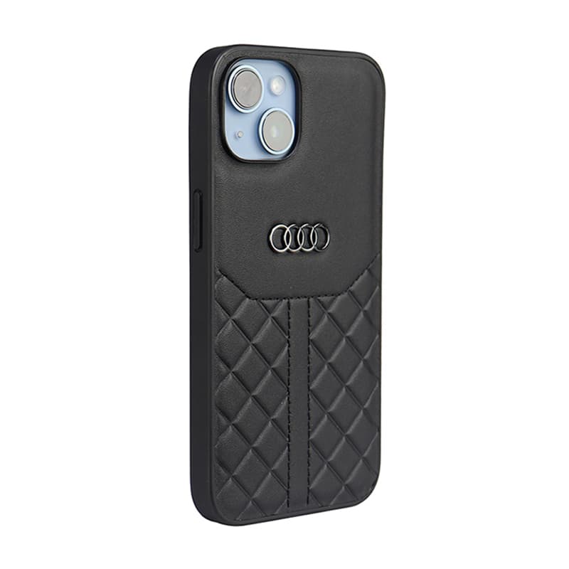 Audi Genuine Leather - Case for iPhone 14 (Black) 2