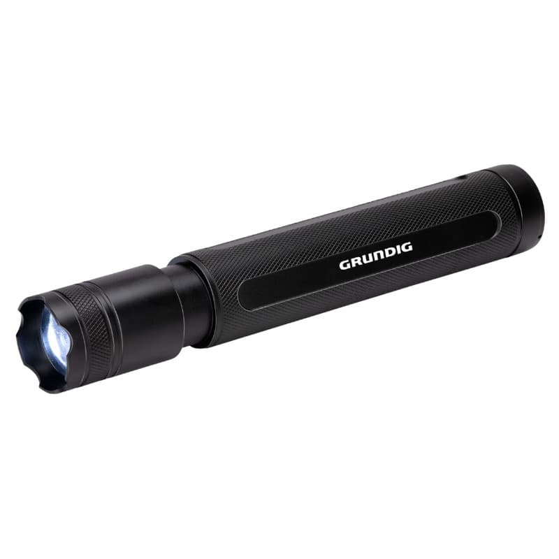 Grundig - Aluminum LED Flashlight 350 Lumens 6W 1