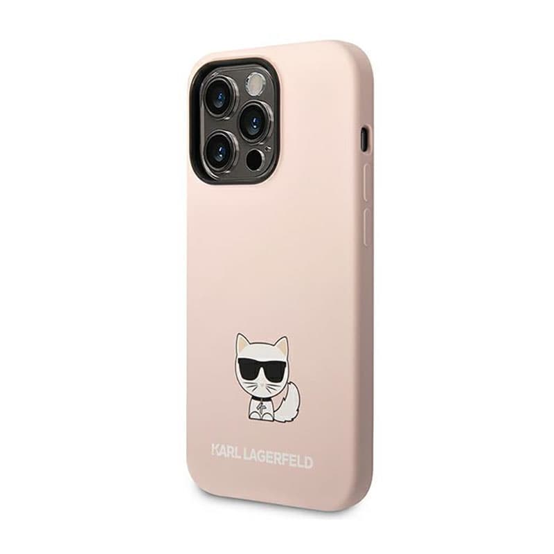 Karl Lagerfeld Choupette Body - Case for iPhone 14 Pro (Light Pink) 2