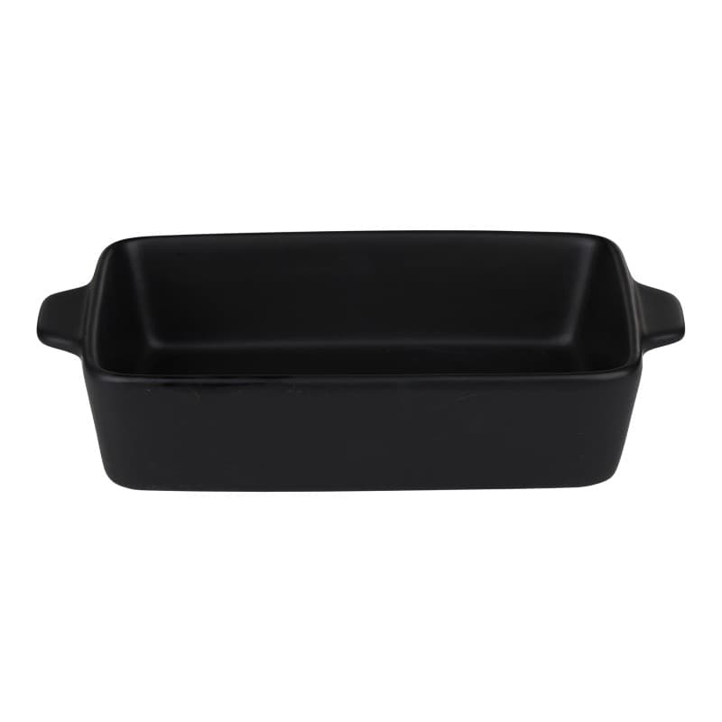 Alpina - Ceramic rectangular ovenproof dish 28x18x6 cm (black) 2