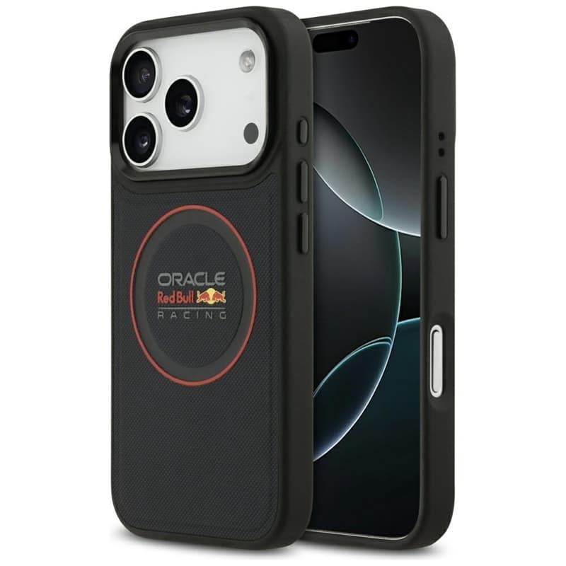 Red Bull Meshed Red Ring & Metal Buttons MagSafe - iPhone 17 Pro Case (Navy Blue)