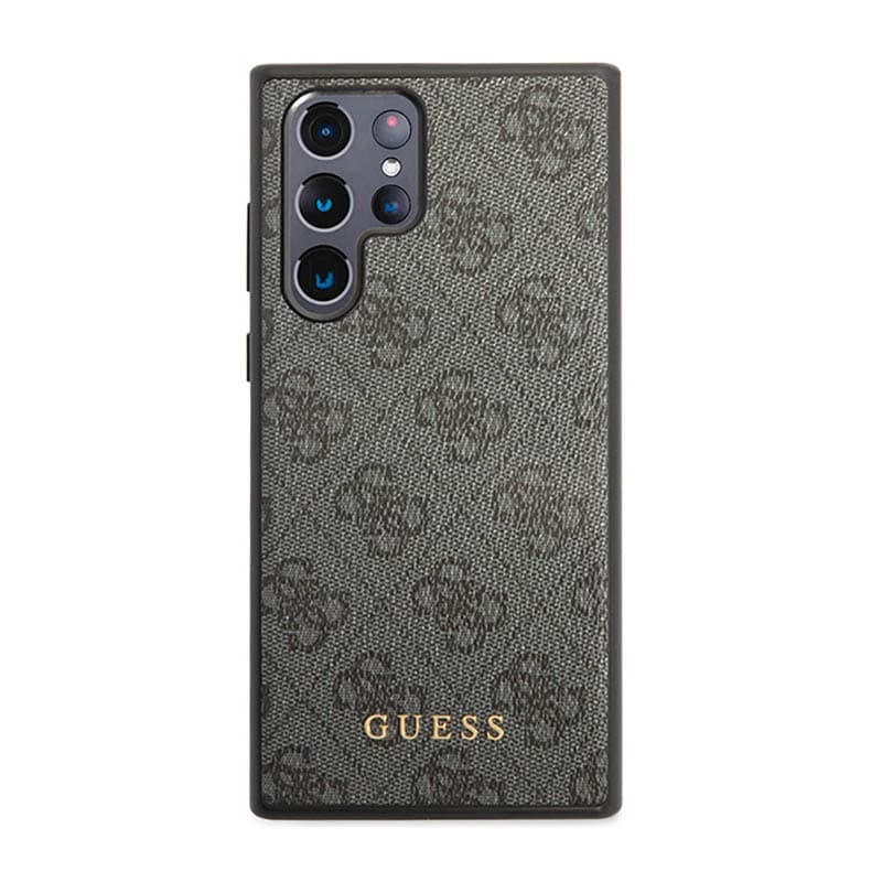 Guess 4G Metal Logo - Case for Samsung Galaxy S23 Ultra (Grey) 3