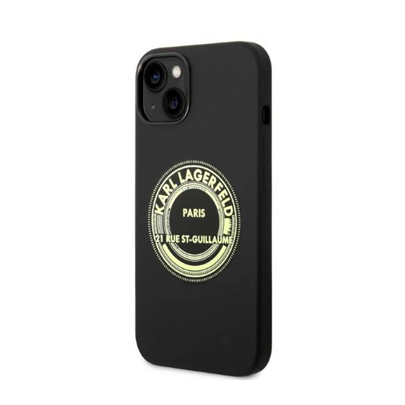 Karl Lagerfeld Silicone RSG - Case for iPhone 14 Plus (Black) 2