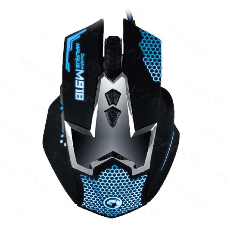 Marvo M418 - Gaming Optical Mouse 2400 DPI (Black) 4