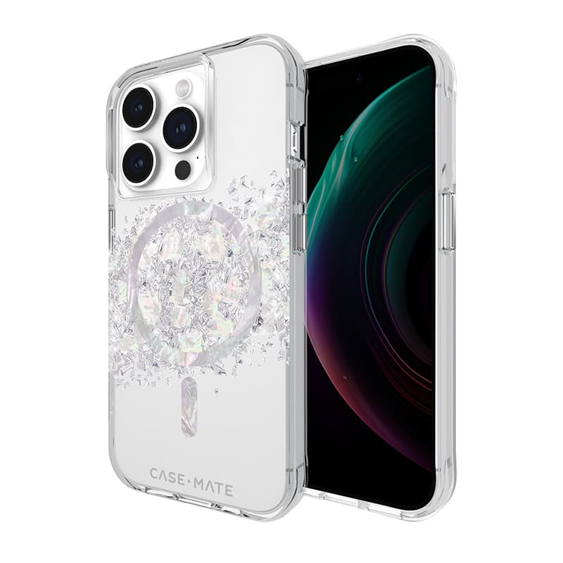 Case-Mate Karat MagSafe - iPhone 15 Pro Case with Mother of Pearl (A Touch of Pearl) 5