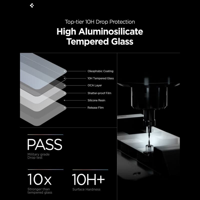 Spigen GLAS.TR EZ Fit Pro AC HD 2-Pack - Tempered Glass for Samsung Galaxy S26 Ultra (2 pcs) 8