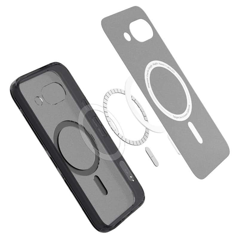 Spigen Ultra Hybrid Mag MagSafe - Case for Google Pixel 9a (Frost Black) 6