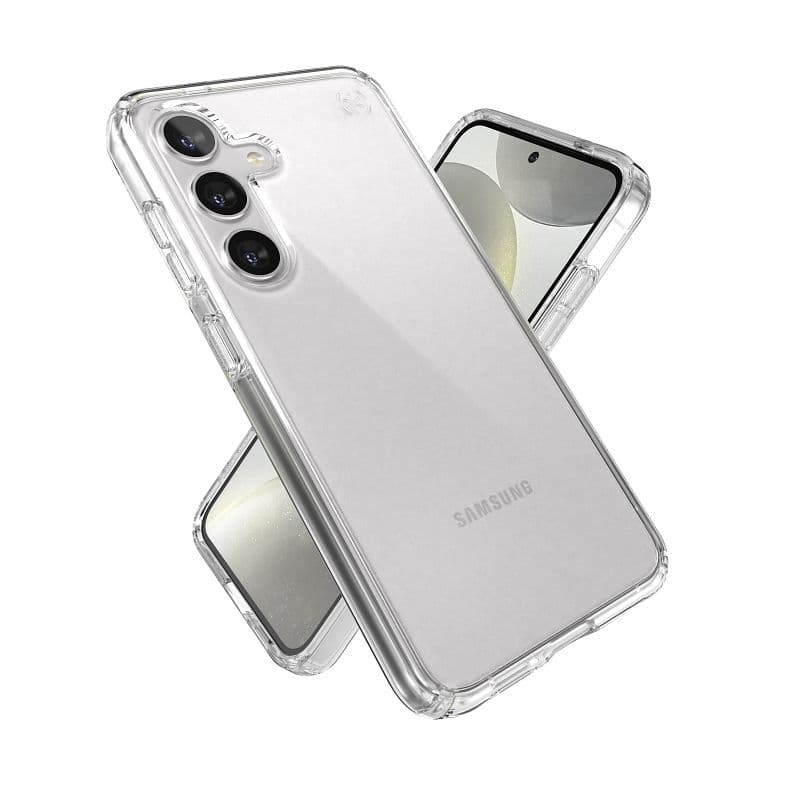 Speck Presidio Perfect-Clear - Samsung Galaxy S24 Case (Clear/Clear) 8