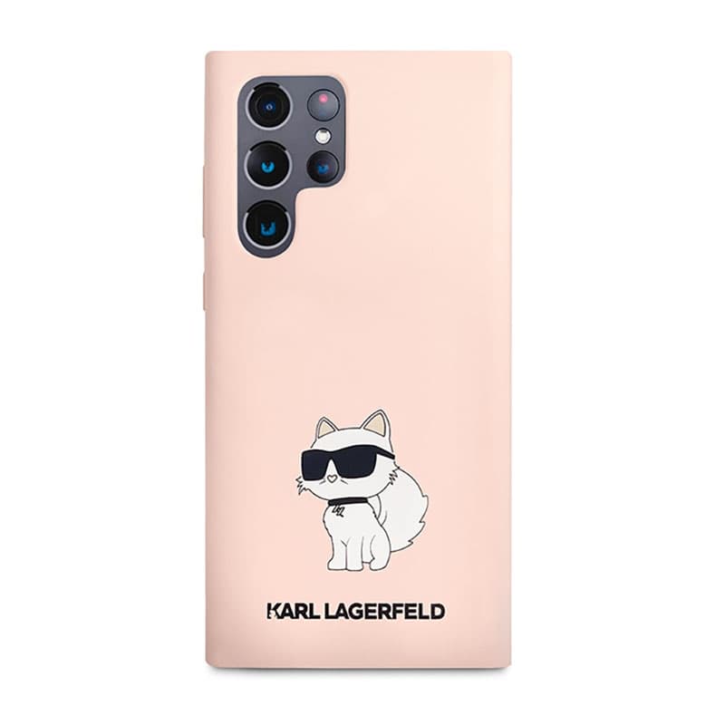 Karl Lagerfeld Silicone NFT Choupette - Case for Samsung Galaxy S23 Ultra (Pink) 3