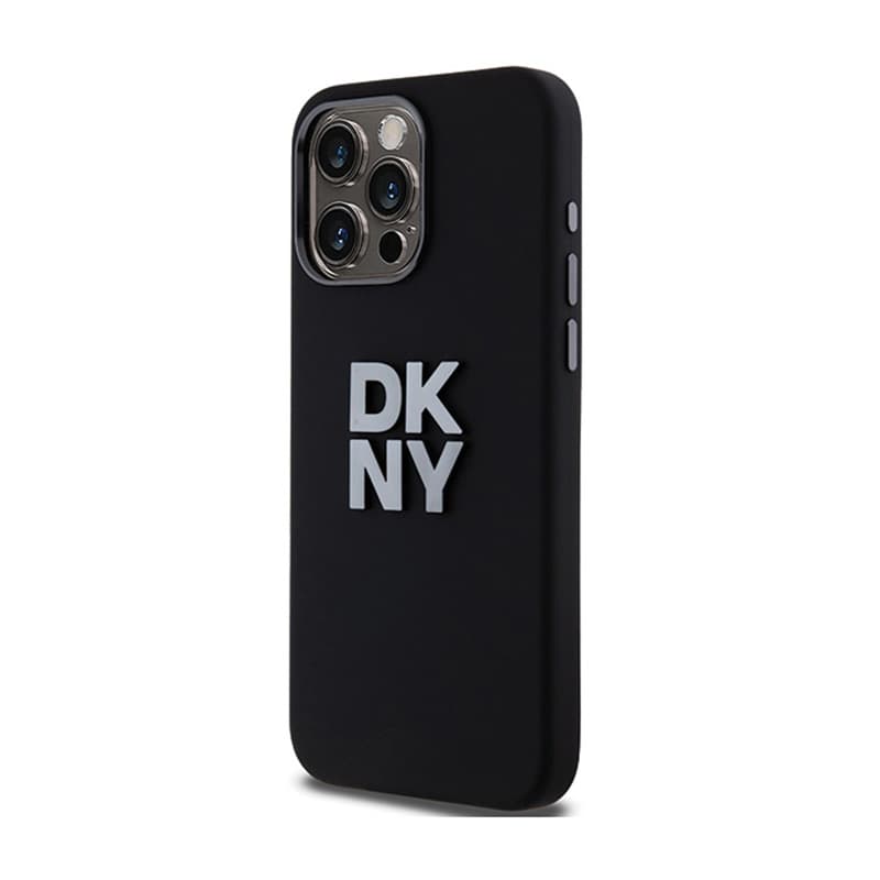 DKNY Liquid Silicone Metal Logo - Case for iPhone 15 Pro Max (black) 2