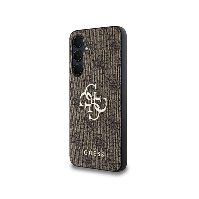 Guess 4G Big Metal Logo - Case Samsung Galaxy A35 5G (brown) 2