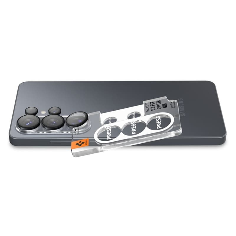 Spigen Optik Pro HD GLAS.TR EZ Fit Camera Protector 2-Pack - Camera Lens Protector for Samsung Galaxy S26 Ultra (2 pcs)(Black) 6