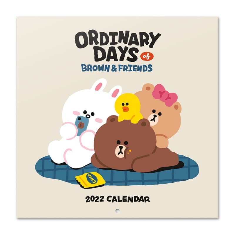 Line Friends - Calendar 2022 30x30cm 1