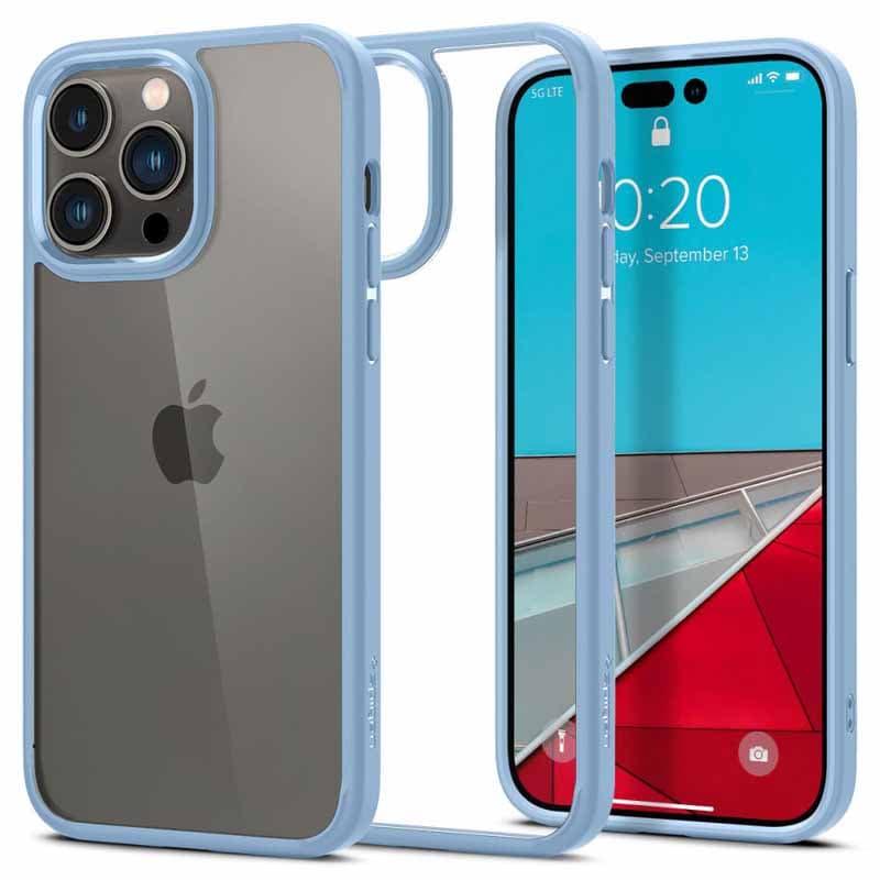 Spigen Ultra Hybrid - Case for iPhone 14 Pro (Blue) 5