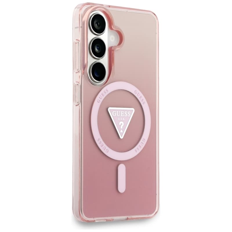 Guess IML Gradient Triangle MagSafe - Samsung Galaxy S26 Case (Pink) 4