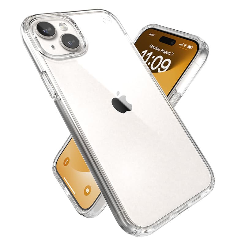 Speck Presidio Perfect-Clear - iPhone 15 Plus / iPhone 14 Plus Case (Clear) 7