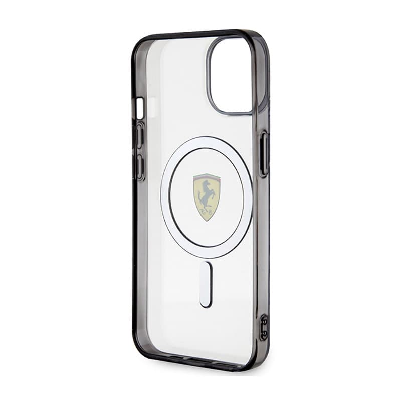 Ferrari Outline Magsafe - Case for iPhone 14 Plus (Transparent) 7