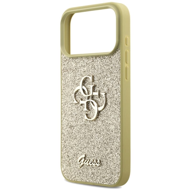 Guess Fixed Glitter Big 4G - Case for iPhone 17 Pro Max (gold) 6