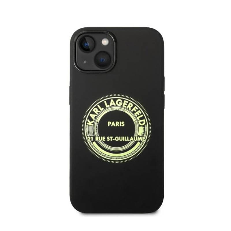 Karl Lagerfeld Silicone RSG - Case for iPhone 14 Plus (Black) 3
