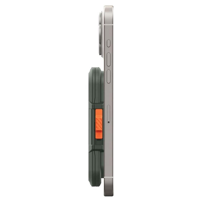 Spigen Lock Fit MagSafe - Magnetic Wallet (Military Green) 6