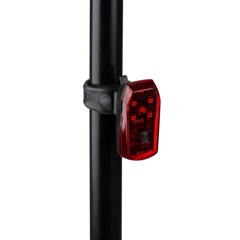 Dunlop - Rear bike light with 5 LEDs and STOP function K-Mark 4