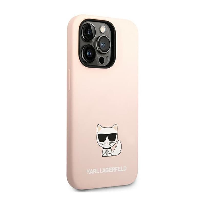 Karl Lagerfeld Choupette Body - Case for iPhone 14 Pro (Light Pink) 4