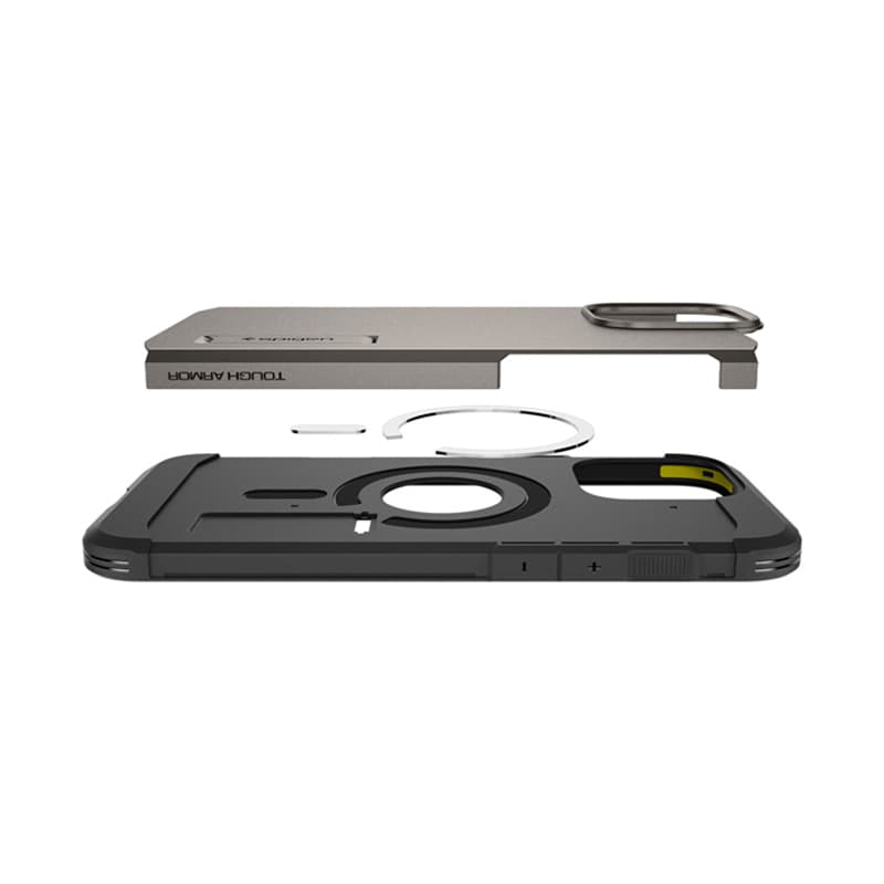 Spigen Tough Armor Mag MagSafe - Case for iPhone 16 Pro Max (Gunmetal) 7