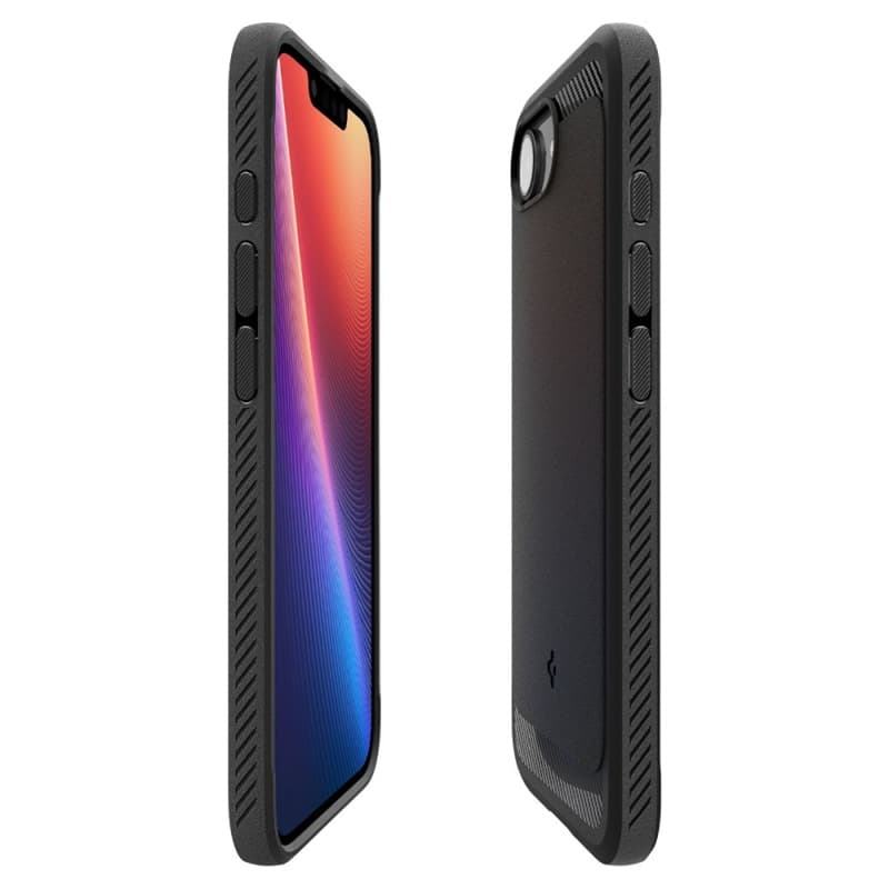 Spigen Rugged Armor Mag MagSafe - Case for iPhone 17e / 16e (Matte Black) 6