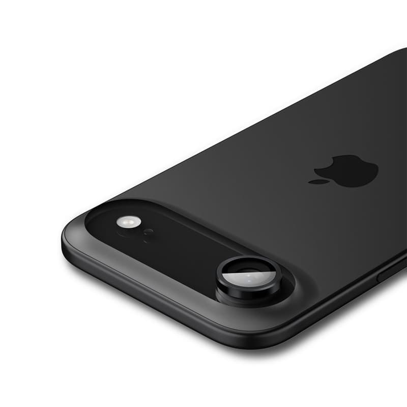 Spigen Optik Pro GLAS.TR EZ Fit Camera Protector 2-Pack - Lens Protector for iPhone Air (2 pcs) (Black) 4