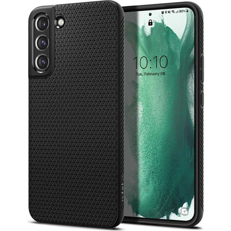 Spigen Liquid Air - Case for Samsung Galaxy S22 Case (Black) 4