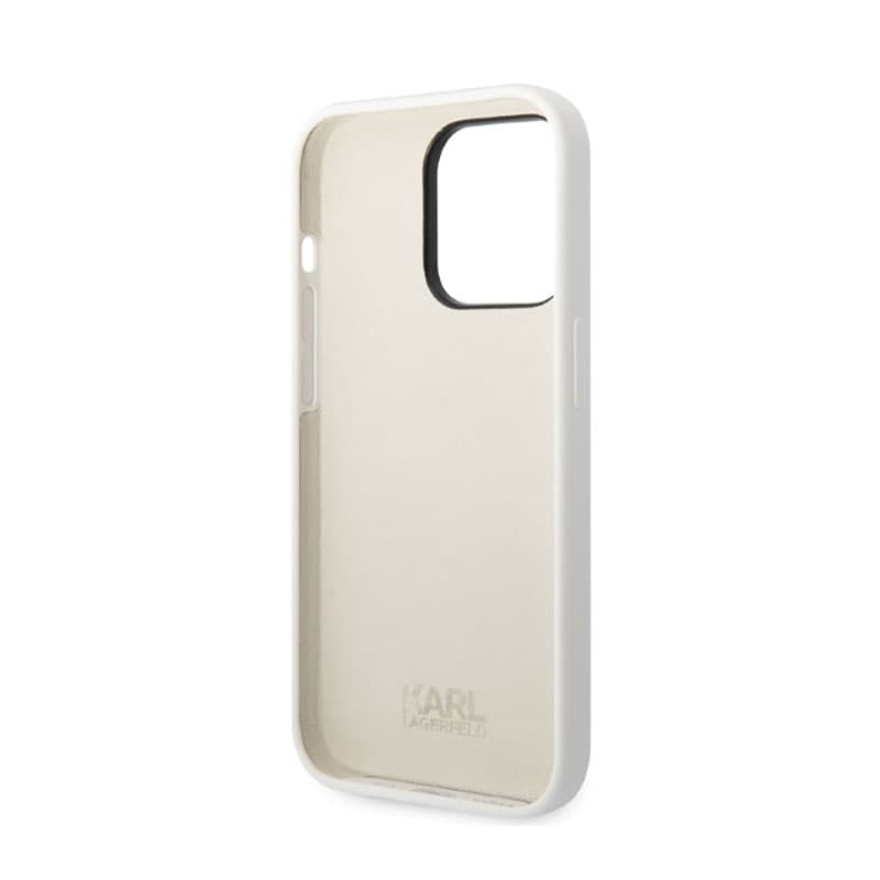 Karl Lagerfeld Silicone NFT Choupette - Case for iPhone 14 Pro (White) 7