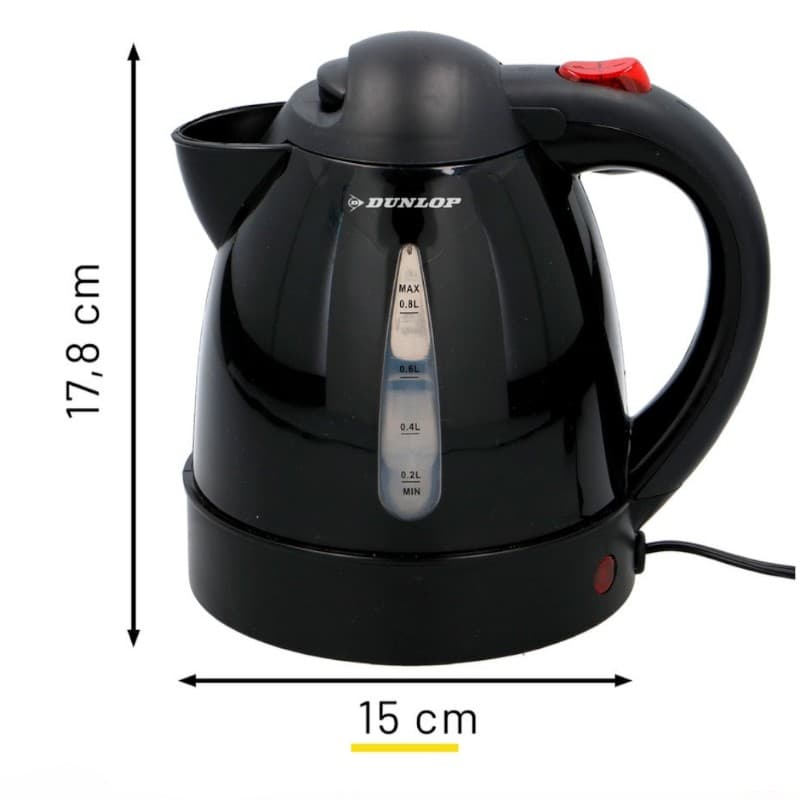 Dunlop - Car Kettle for Bus/Truck 0.8 L 24V 250W (Black) 5