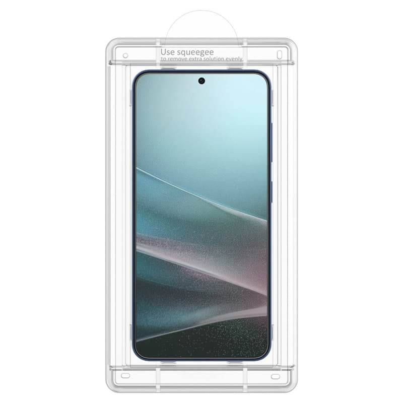 Spigen Elite Shield EZ Fit HD - Hydrogel Screen Protector for Samsung Galaxy S25 (Clear) 4