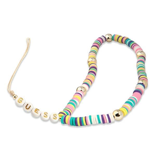 Guess Phone Strap Beads and Pearls Heishi Multicolor 1