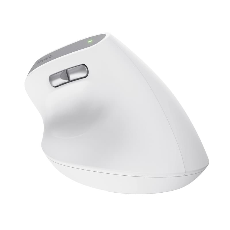 Trust Bayo II - Ergonomic Wireless Mouse (White) 4