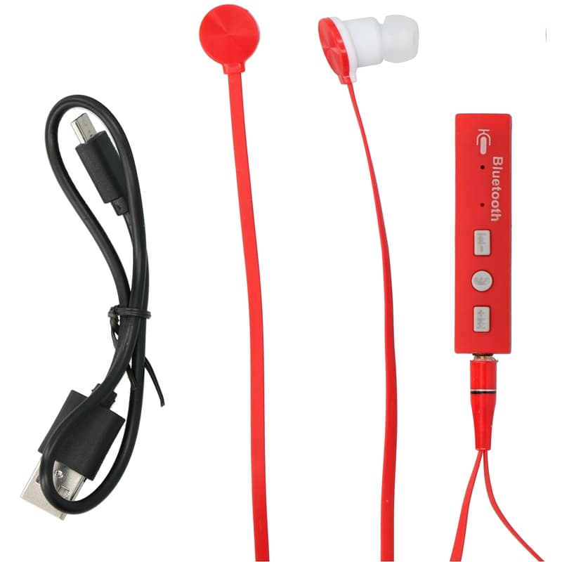 Grundig - Earphones with Bluetooth adapter (red) 2