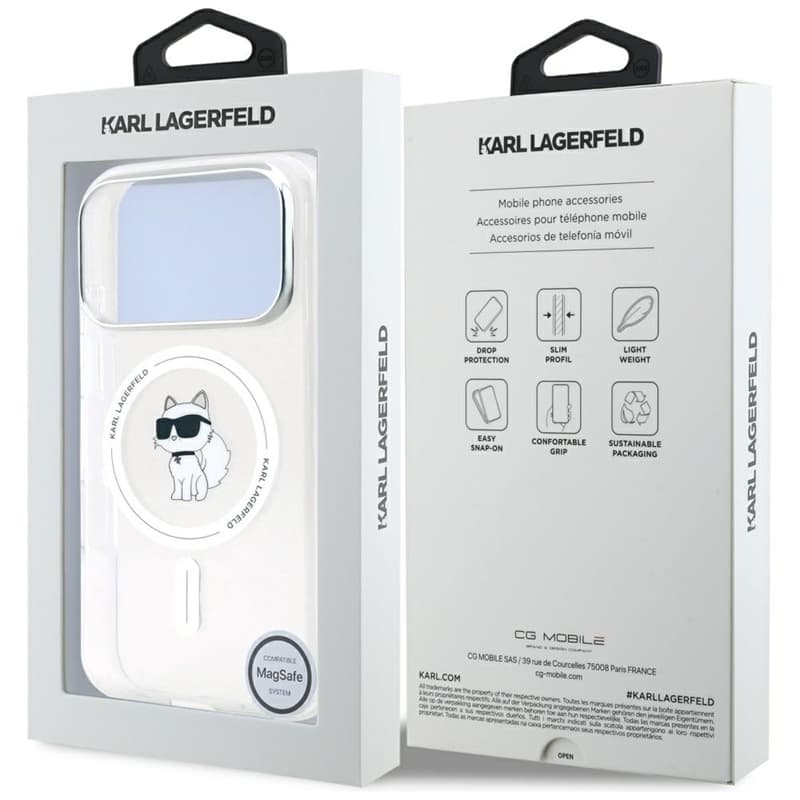 Karl Lagerfeld IML Choupette MagSafe - Case for iPhone 17 Pro (transparent) 8