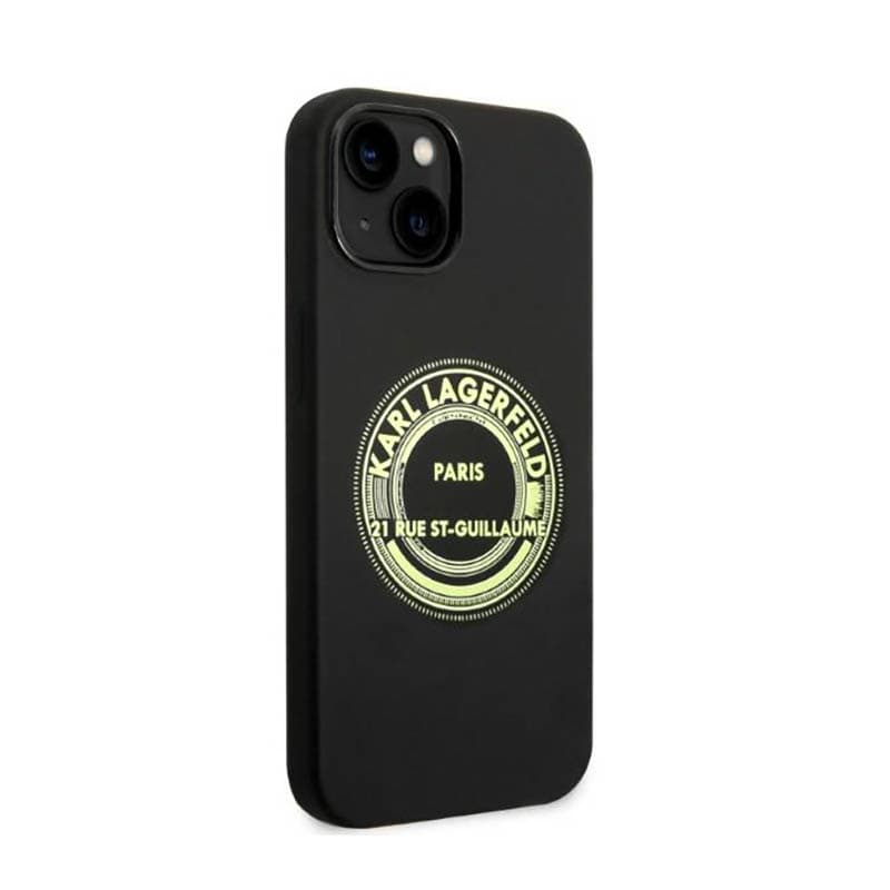 Karl Lagerfeld Silicone RSG - Case for iPhone 14 Plus (Black) 4
