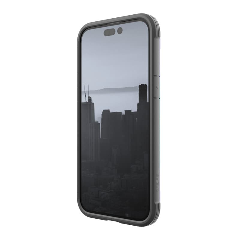 X-Doria Raptic Shield - Aluminum Case for iPhone 14 Pro Max (Drop-Tested 3m) (Iridescent) 6