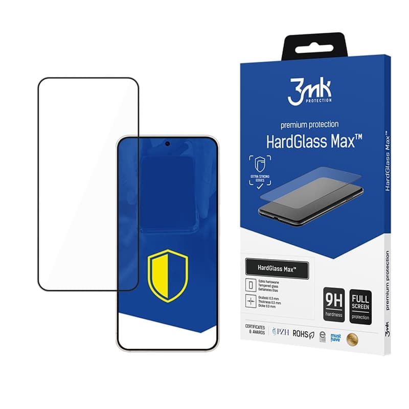 3mk HardGlass Max - Tempered Glass for Samsung Galaxy S25 Edge 1