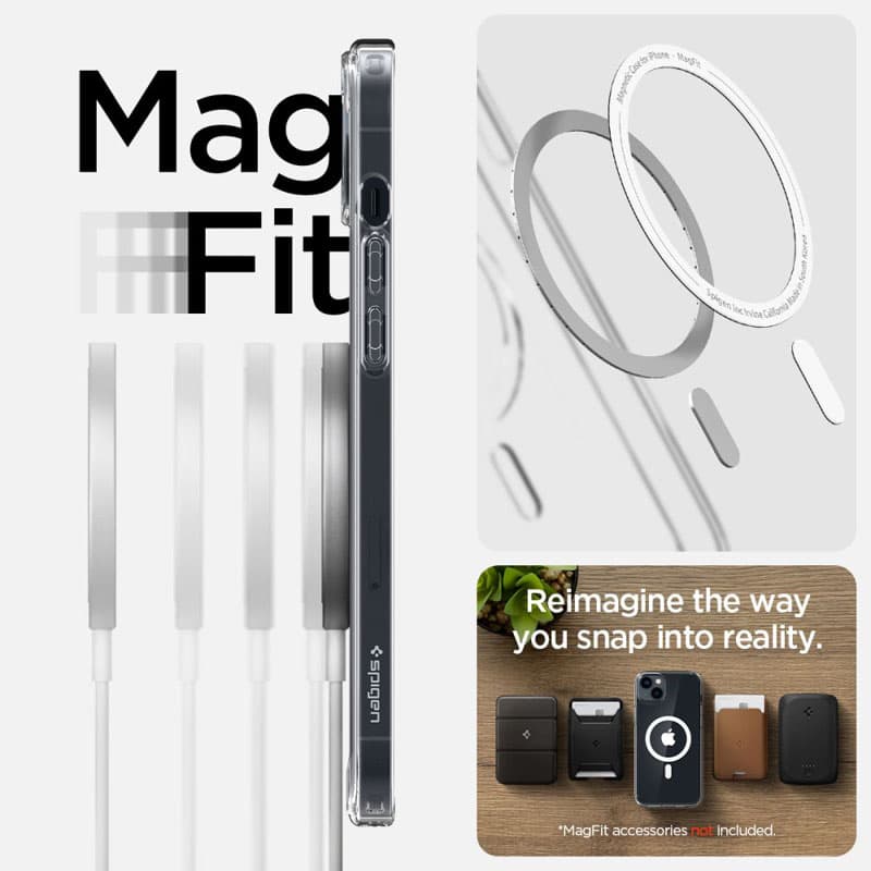 Spigen Ultra Hybrid Mag MagSafe - Case for iPhone 14 (White) 3