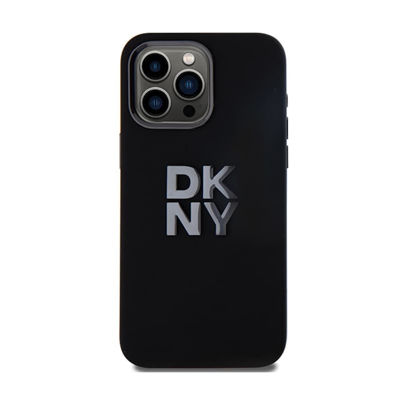 DKNY Liquid Silicone Metal Logo - Case for iPhone 15 Pro Max (black) 3
